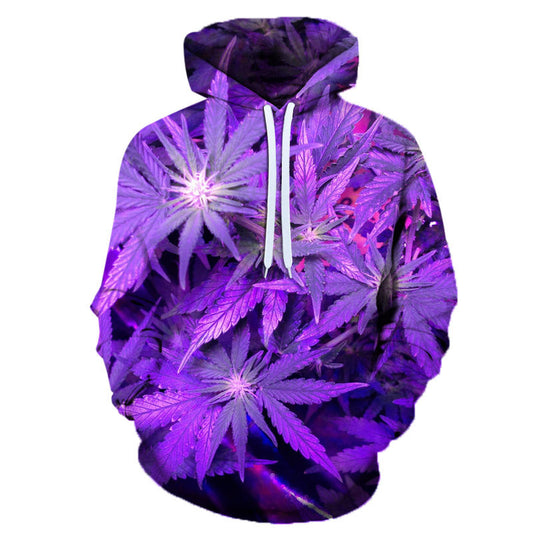 Leaf Print Hoodie