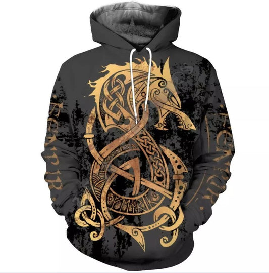 3D Digital Hooded Sweater