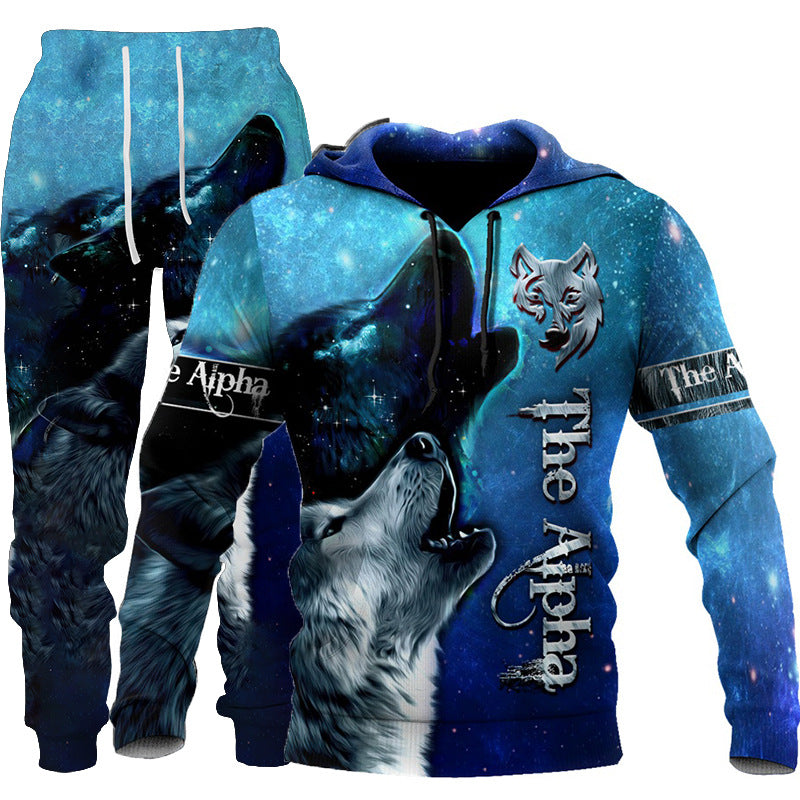 3D Hooded Sweatsuit Set